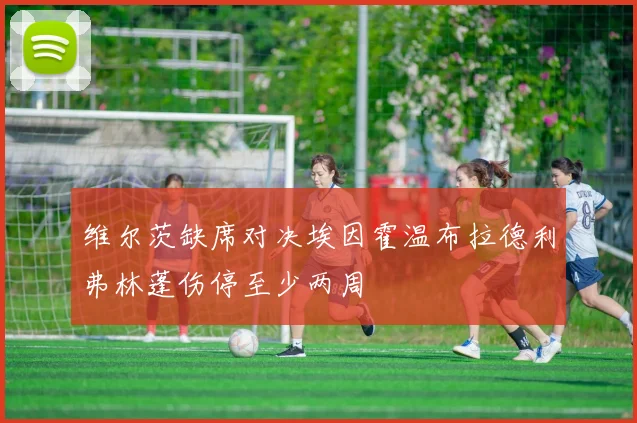 维尔茨缺席对决埃因霍温布拉德利弗林蓬伤停至少两周